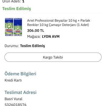 Epttavm Den Alınan Ürünler Tarafıma Değil Başkasına Teslim Edildi.