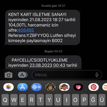 E-komobil Para Yükleme Hatası