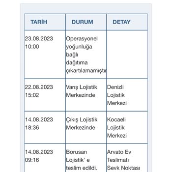 Borusan Lojistik Söylenen Tarihte Kargoyu Ulaştırmadı