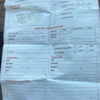 Baby2go Baby To GO Ürün Ve Servis Sıkıntısı