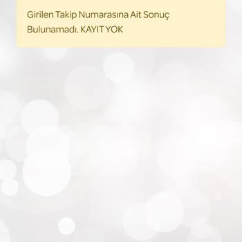 Epttavm Kargo Takip Sorunu