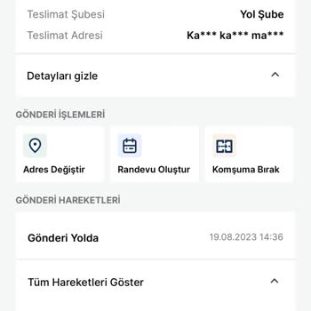 Trendyol Express Kargo Teslim Edilmemesi