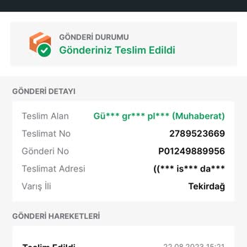 Trendyol Kargo Görevlileriniz Evde Olmama Rağmen Kargomu Kargo Dolabına Bırakıyor