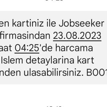 Jobseeker Üye Olmadığım Halde Ücret Çekildi