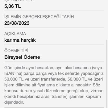 Garanti BBVA EFT Havale Ücreti