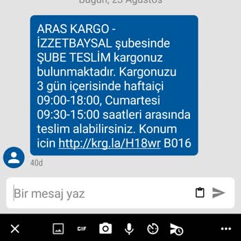 Aras Kargo Adrese Teslim Kargoyu Şubeden Alın. Sorumsuzluğu