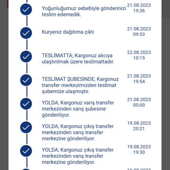 Aras Kargo Kargo Teslimatında Sorunlar