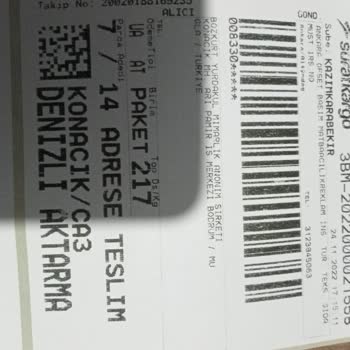 Sürat Kargo Kargo Paketlerinin Patlatılması Ve Su Aldırılması