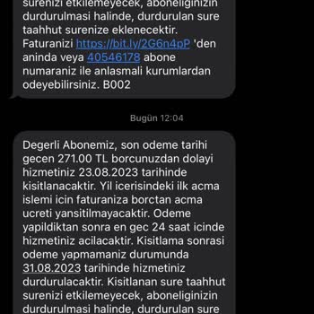 D-Smart Taahhüt Şartlarına Uyulmaması