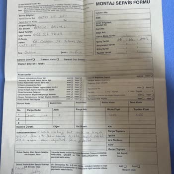 LG Klima Bodrum Metro Isı Ve LG Genel Merkez Sorunu