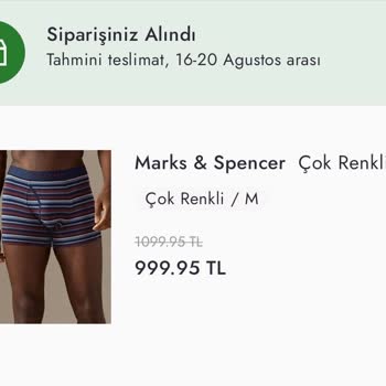 Boyner Sipariş Teslimatı Sorunu