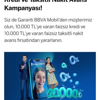 Garanti BBVA Biyometrik Ve Kimlik Bilgileri Alınıp Kampanyadan Yararlandırılmıyor