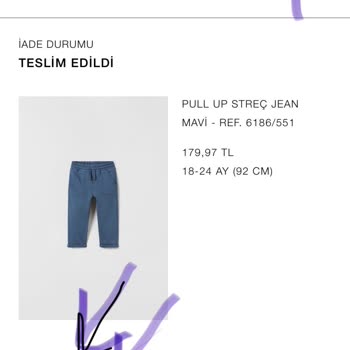 Zara'nın İade Ücretini Ödememesi