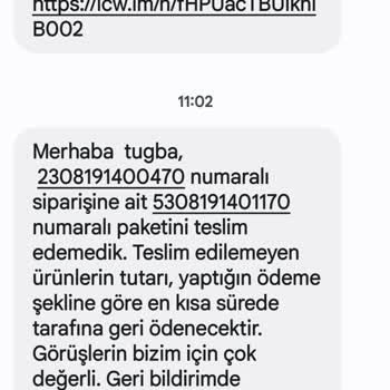 Hepsijet LCW Teslim Edilmeyen Ürünler