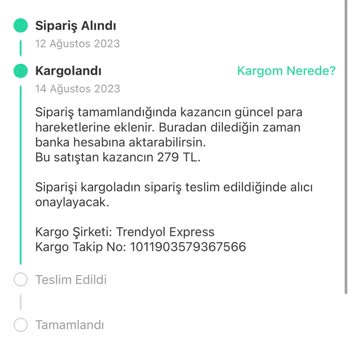 Trendyol Express Kayıp Kargo Durumu