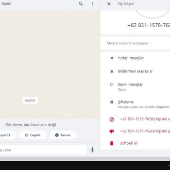 WhatsApp +62 Ve +92 Kodlu Numaralardan WhatsApp Üzerinden Arama, Mesaj Gelmesi