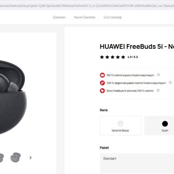 KVK Vatan Bilgisayar Huawei FreeBuds 5İ Teknik Servis Sorunu
