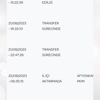 PTT Kargonun Siparişi Dağıtıma Çıkarmaması