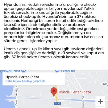 Hyundai Fertan İnternet Sitesinde Ki Yalan