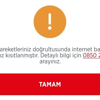 Ziraat Bankası İnternet Bankacılığı Kullanım Kısıtlaması.