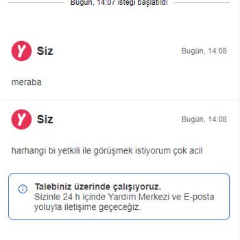 Yemeksepeti Siparişimi Onaylamayıp Hesabımdam Para Çekiyor!