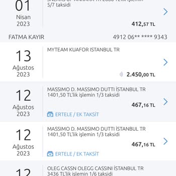 Massimo Dutti Kartımdan Fazla Ödeme Alınması