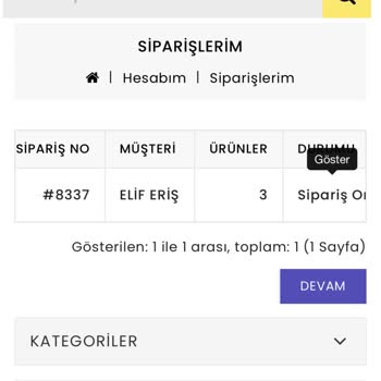 Geldimarket Alışveriş Sorunu