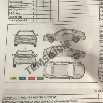 Vavacars Ekspertiz Raporu Hatalı
