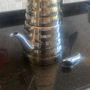 Korkmaz Mutfak Eşyaları Korkmaz Viva Siyah Çaydanlık