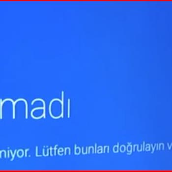 Philips TV Philips Google Oturum Açılmıyor