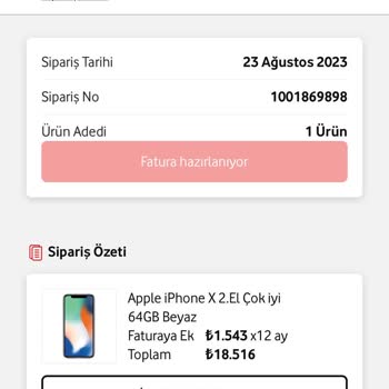 Vodafone Hızlı Teslimat Sorunu