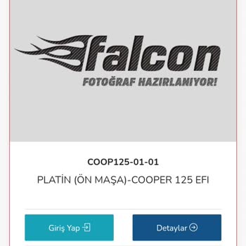 Falcon Cooper 125 Efi