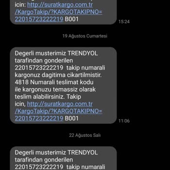 Sürat Kargo Kargomu Eve Teslim Etmiyor