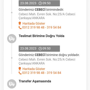 MNG Kargo Teslimatta Gecikme Ve Şubeden Gel Al Önerisi