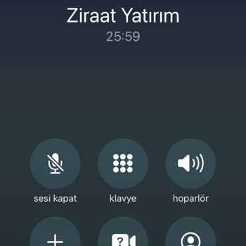 Ziraat Yatırım Müşteri Temsilcisine Ulaşamama