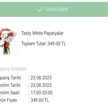 Taze Çiçek Siparişiyle İlgili Kötü Deneyim