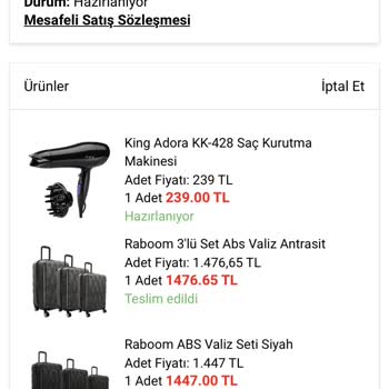 A101 Eksik Ürün Gönderildi Teslim Alındı Olarak Gözüküyor 22 Gündür