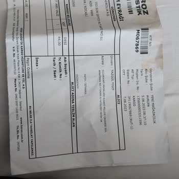 A101 Eksik Ürün Gönderildi Teslim Alındı Olarak Gözüküyor 22 Gündür