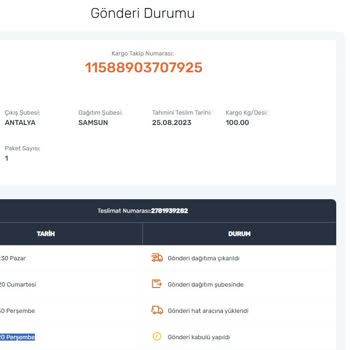 Horoz Lojistik Kargomu Teslim Etmiyor
