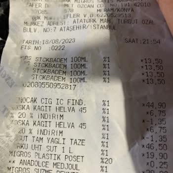 Migros'tan STT Geçmiş Fındıkla Tatilimize Çocuklar Kusarak Başladık