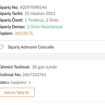 Trendyol 2 Ayda Teslim Edilmeyen Ürün