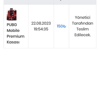 PUBG (Pubgmobile.com) Bekleme Süresi Ve Ödeme Sorunu