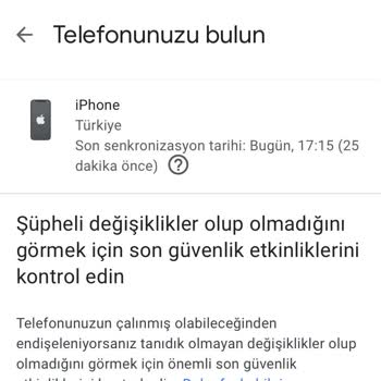 iPhone Hesaplarıma Başka Cihazlardan Giriş Yapılıyor