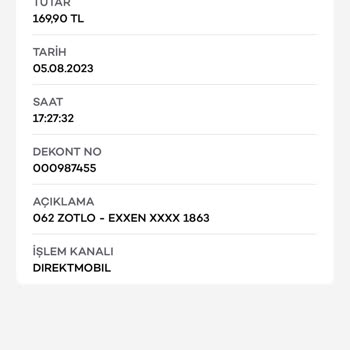 Exxen Ay İçinde İki Kez Ödeme Aldınız