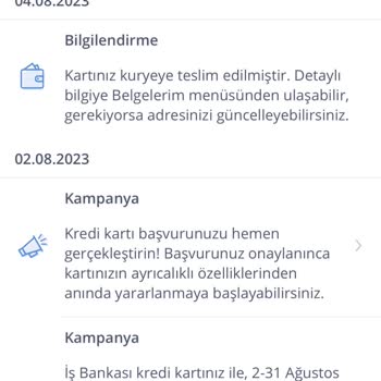 İş Bankası Kredi Kartı Teslimatı