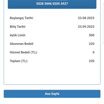 EGO Genel Müdürlüğü Abonman Yüklemesindeki Hata