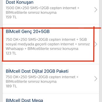 Bimcell Paket Ödeme Noktasına Gelince Farklı Fiyat Çekiyor
