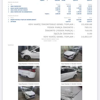 Getir Araç Tarafından Kasko Dosyası Açılmadan Yansıtılan Haksız Bedel