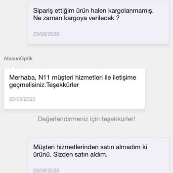 Atasun Optik Sattığı Gözlüğü Yollamıyor