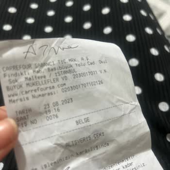 Carrefour SA Market İade Sorunu